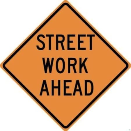 Accuform RIGID CONSTRUCT ION SIGN STREET WORK FRK262DP